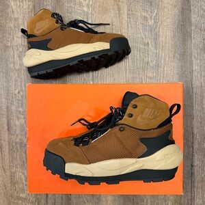 Nike x Sacai Magmascape Sp Light British Tan Brown Sneakers Shoes Boots